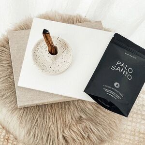 Bursera Palo Santo Holder & Incense Sticks